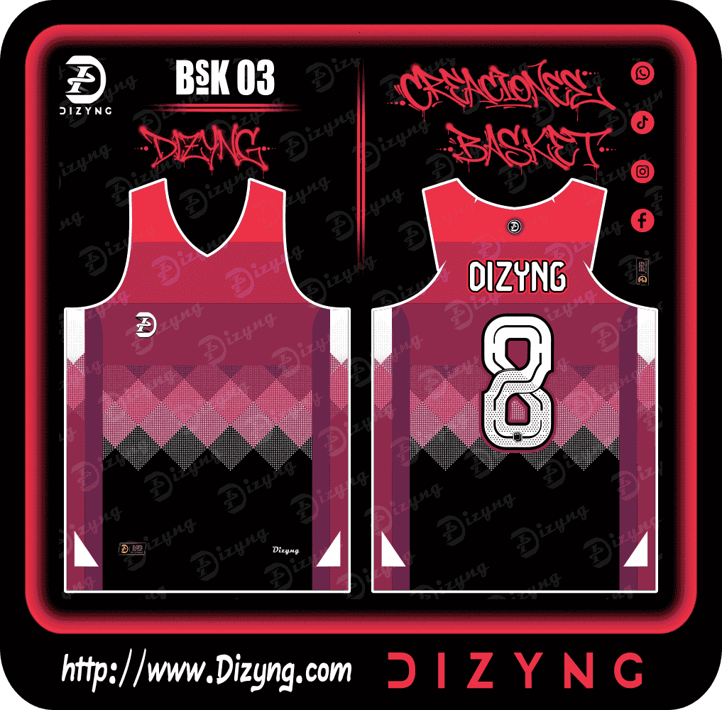 BSK 03 Jersey Sport Geometric Rhombus BSK 03 Jersey Sport Geometric Rhombus - Imagen 1