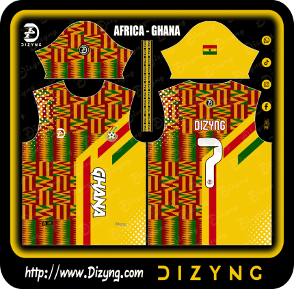 Camiseta africana de Ghana