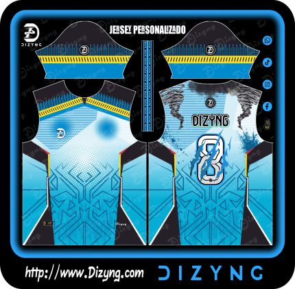 Jersey Personalizado Lineas Grunge