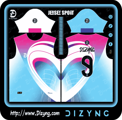 Jersey Sport Magenta Speed Wave