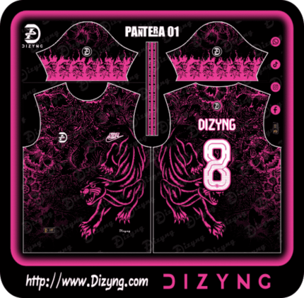 Pantera 01 Fucsia Rosa