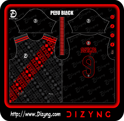Perú Concept Black Red Inca