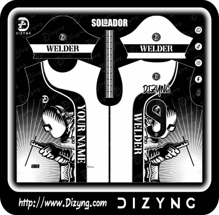Soldador Industrial Black And White