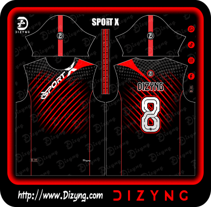 Sport X Rojo Negro