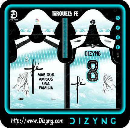 Turqueza Fe Lineas olas