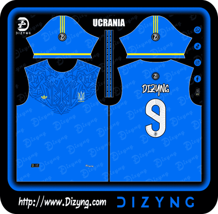 Ucrania Away Kit World Cup 26